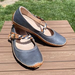 Pikolinos braided strap Mary Janes